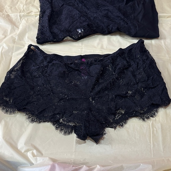 Adore Me Black Lace Chemise - Picture 3 of 5